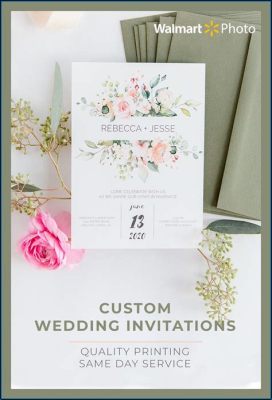 does walmart print invitations