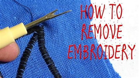 How to Remove Embroidery from a Jacket: A Journey Through Threads and Time